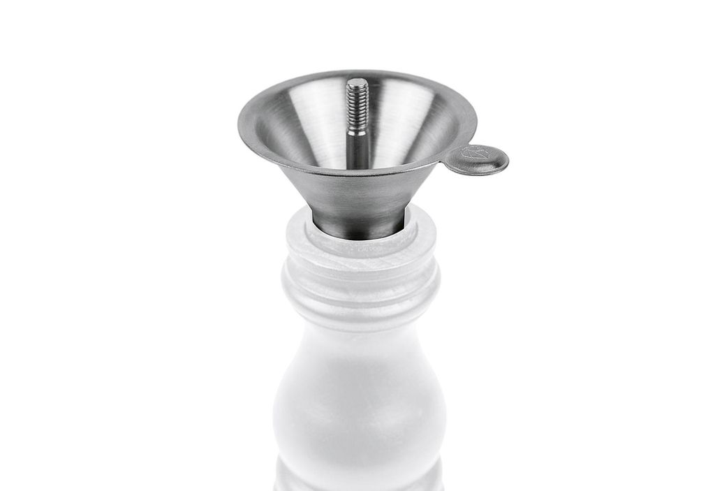 Peugeot Küchenzubehör Edelstahl Trichter Ergonomisch für Mühlen, 4 cm Höhe