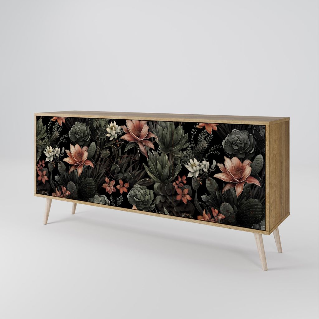 Spacerebels Kommode mit 3 Türen - Sideboard Komodenschrank Produktbild 