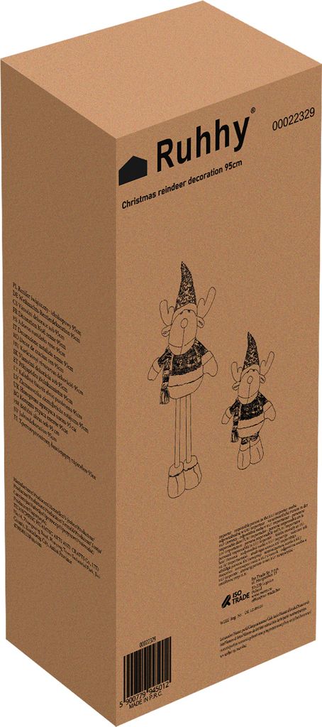 Weihnachts-Rentier - ausziehbar 95cm Ruhhy 22329 Produktbild 6