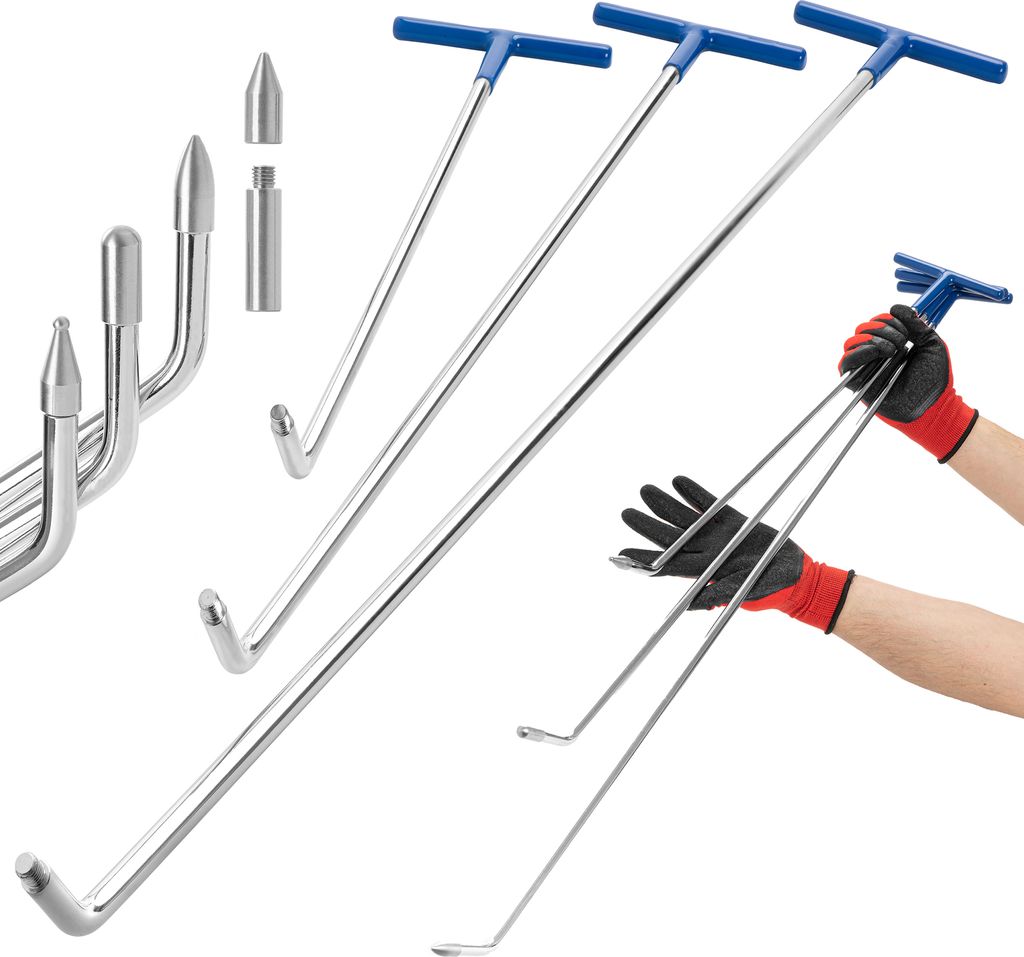 Sada pák na odstraňování důlků z nerezové oceli, 3 kusy, Obrázek produktu