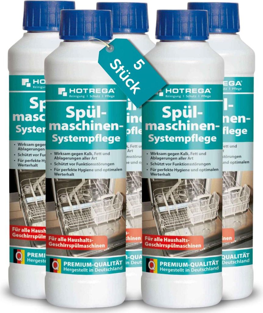 HOTREGA Spülmaschinenreiniger Spülmaschinen Systempflege Produktbild 