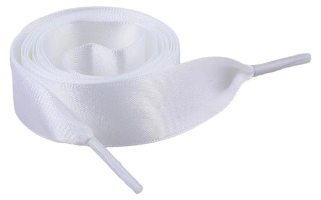 schnuersenkel satin weiss