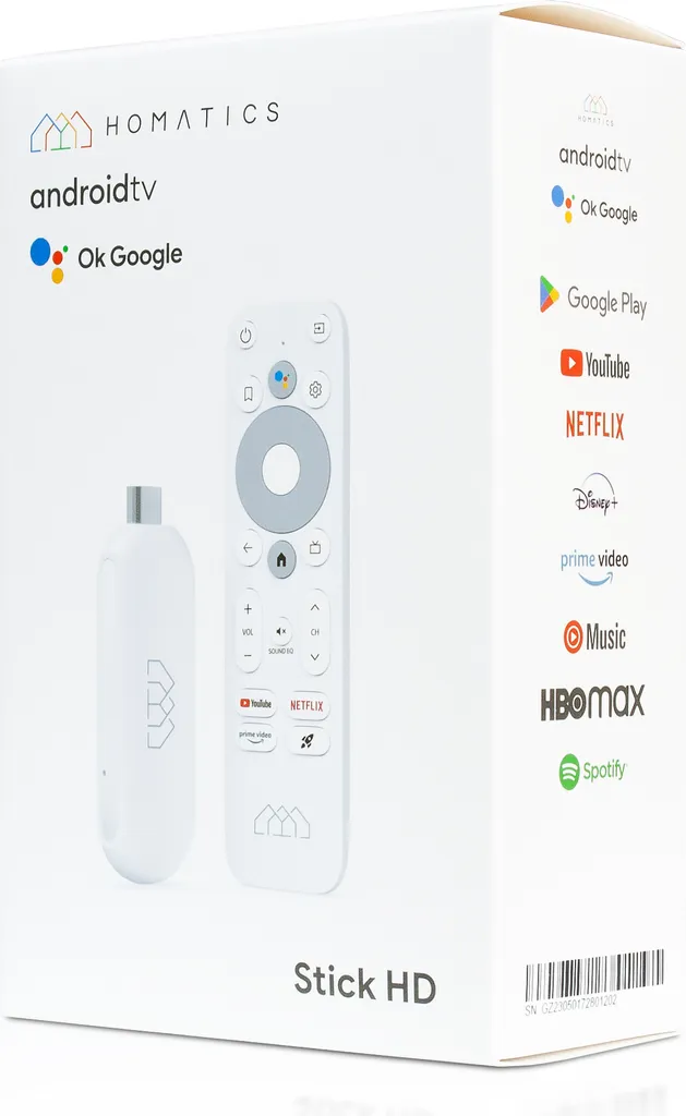 Passerelle Multimédia Homatics Stick HD - Votre Box TV Compacte Wi-Fi 5
