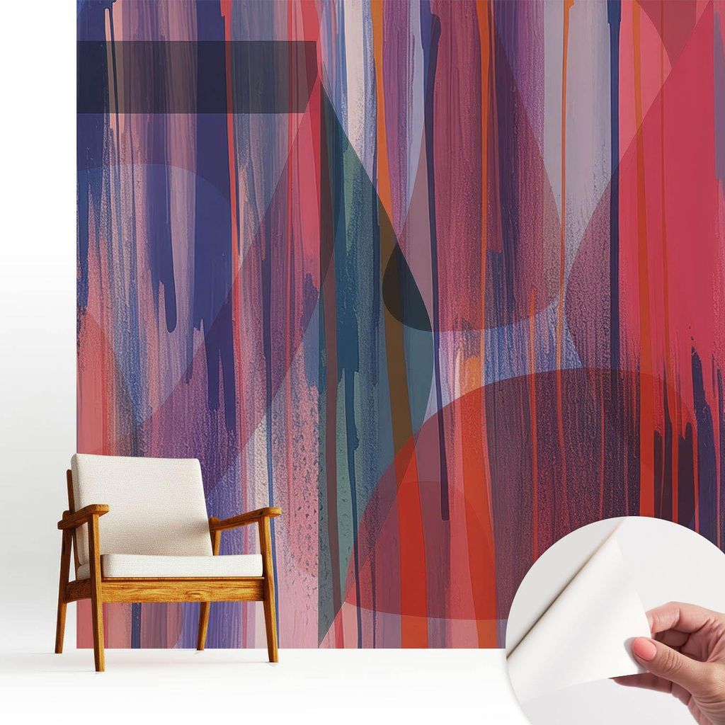 Fototapete selbstklebend - 250x250 cm - Tapete - Wandtapete - Wandbilder - Klebefolie - Dekofolie - Tapete Folie - Wand - Dekoration - Wohnzimmer -...