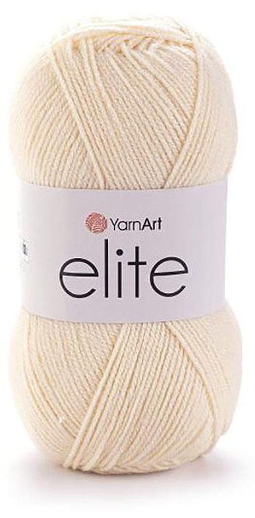 YarnArt Elite 854 Acrylgarn 100g/300m Sport, weich & leicht, Gelb-Goldton