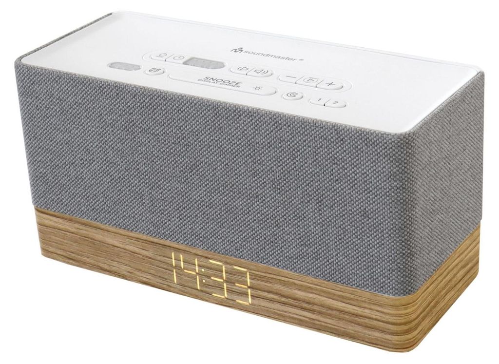 Soundmaster UR630WE, Uhr, FM, PLL, UKW, 6 W, Grau, Weiß, Produktbild 