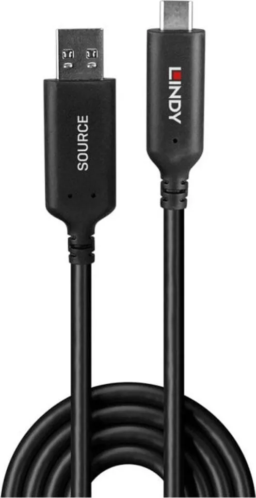 Câble 10m USB 3.2 Type A vers C Lindy pour Caméra et Stockage Déporté