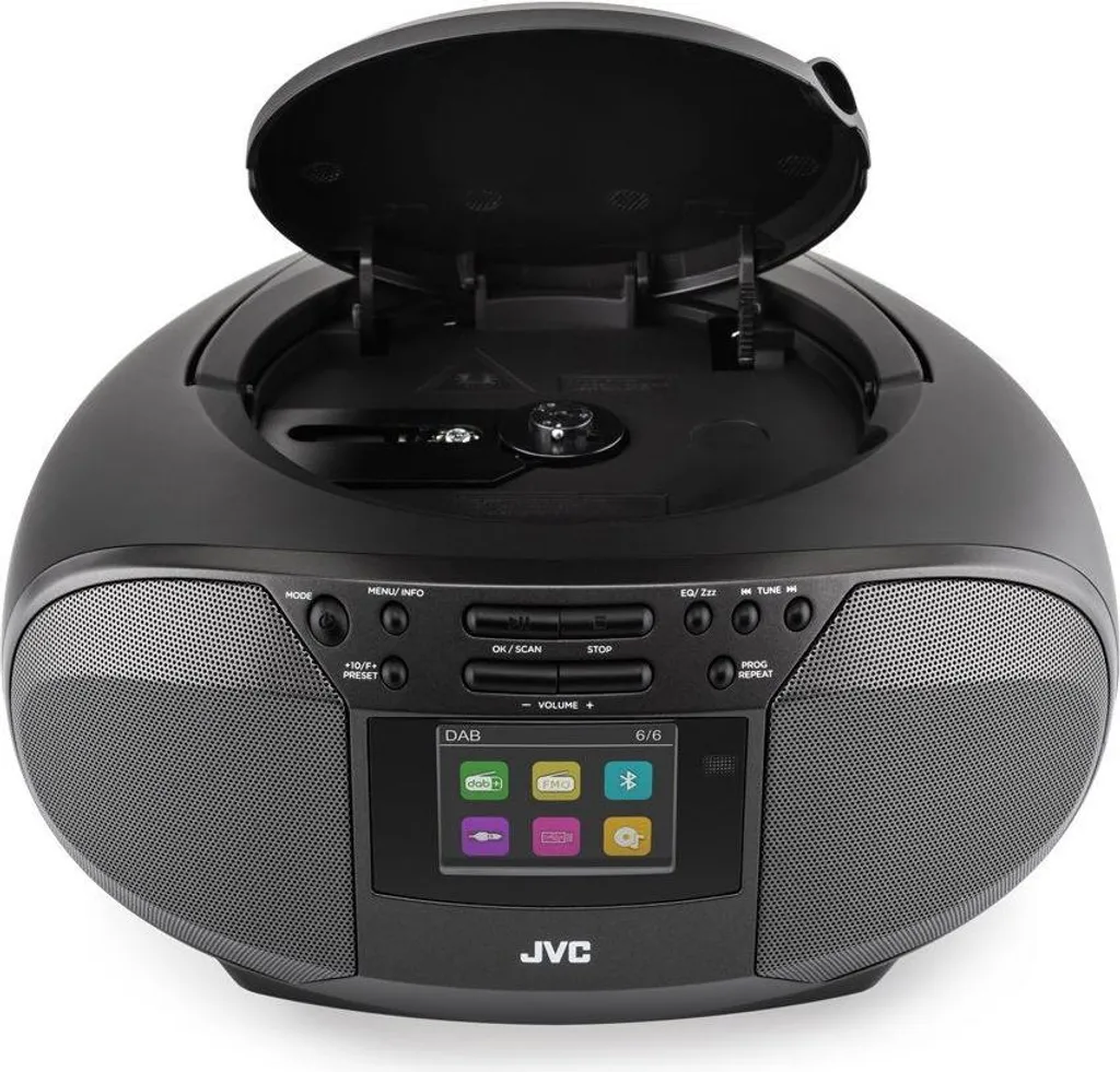 Radio numérique DAB+ JVC RD-E664B stéréo avec Bluetooth et lecteur CD - 3