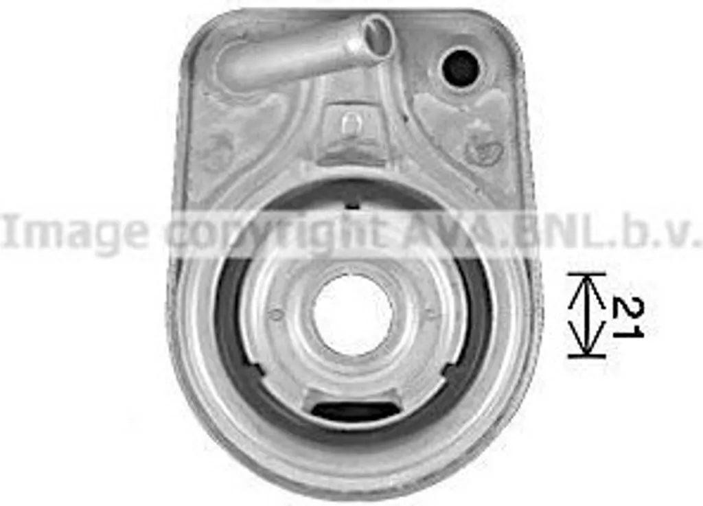 Refroidisseur d'huile PRASCO HY3499 OE 264102B740 pour i30 et Tucson