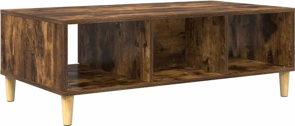 Couchtisch Geräucherte Eiche 102 x 55 x 35 cm Holzwerkstoff