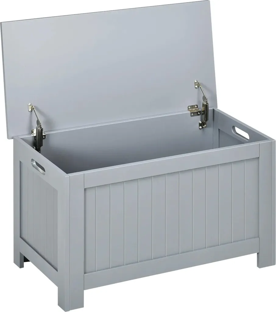 Boîte de rangement gain de place 81 cm gris clair pour ranger la chambre