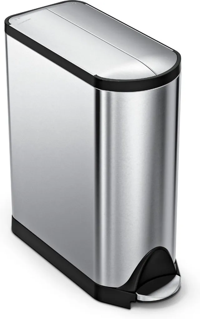 Poubelle Inox Anti-traces 45L simplehuman - Finition Brossée Durable