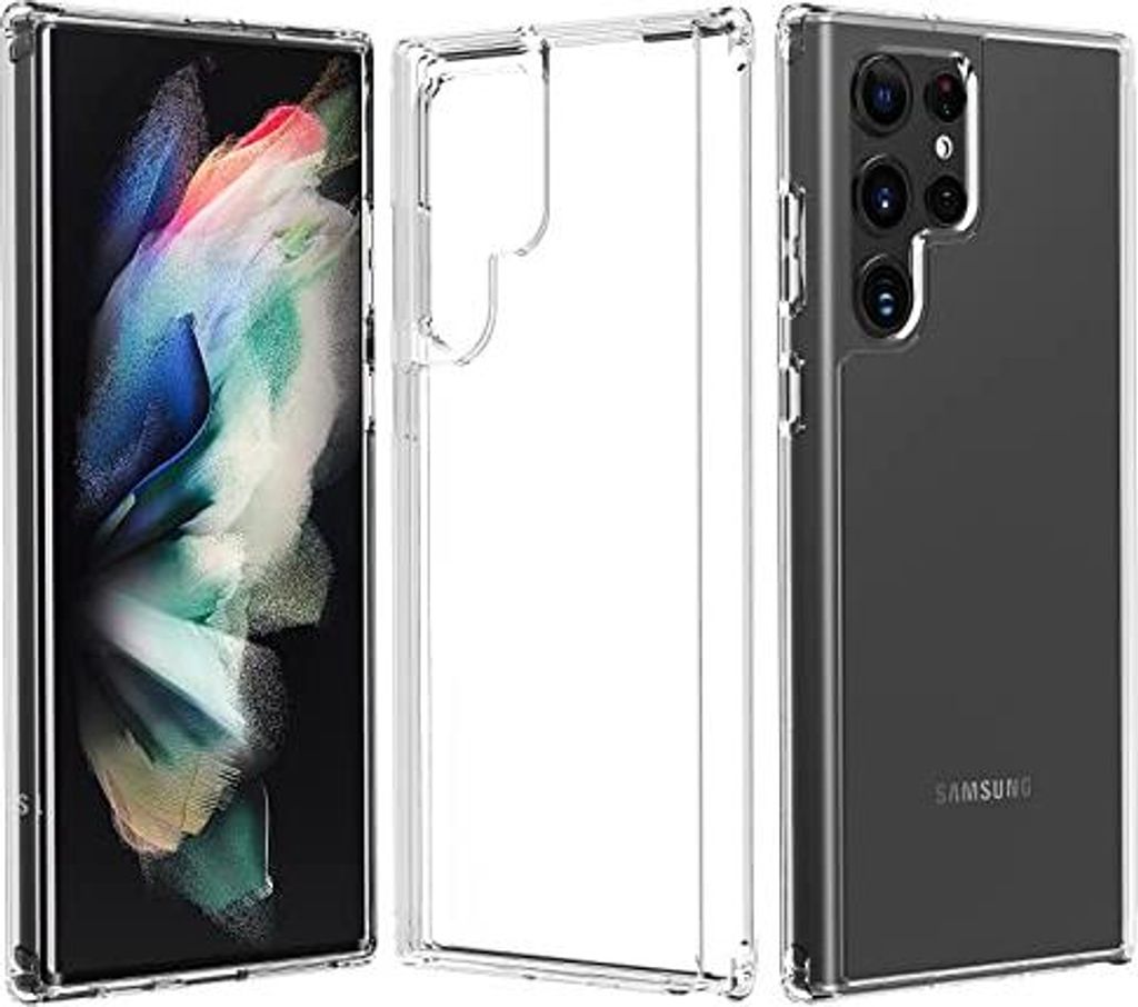 Silikonhülle für Samsung Galaxy S22 Ultratransparent verstärkt SM-908