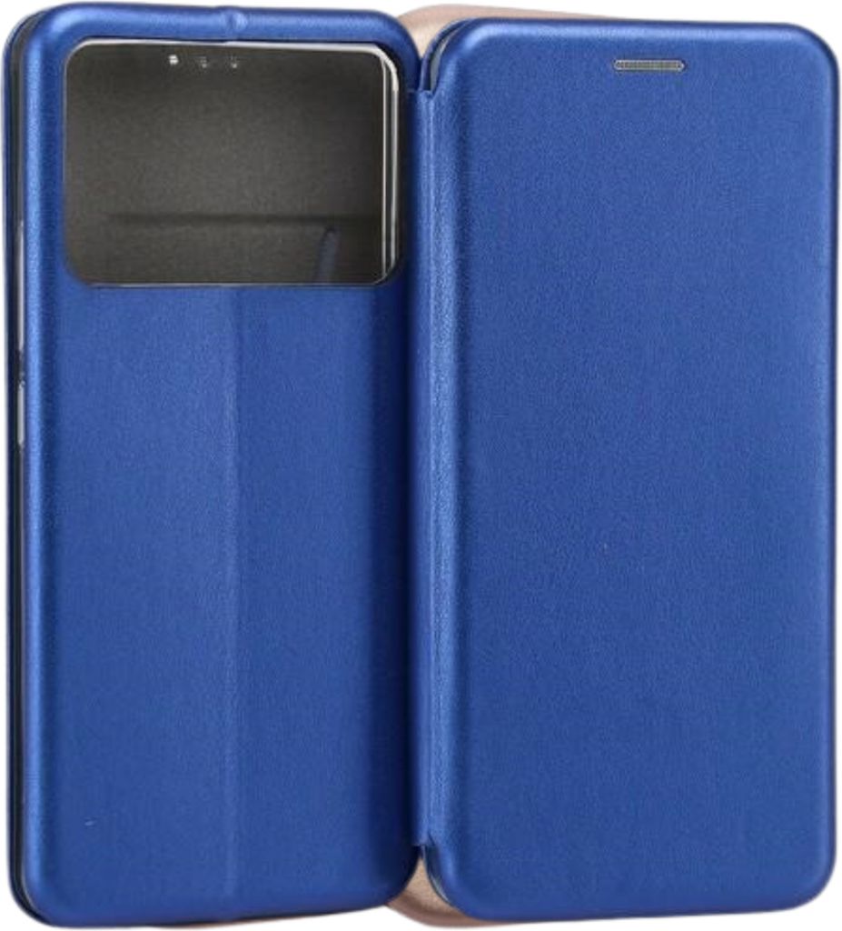 Beline Book Magnetic Case für Poco F6 Pro blau/blaue Schutzhülle
