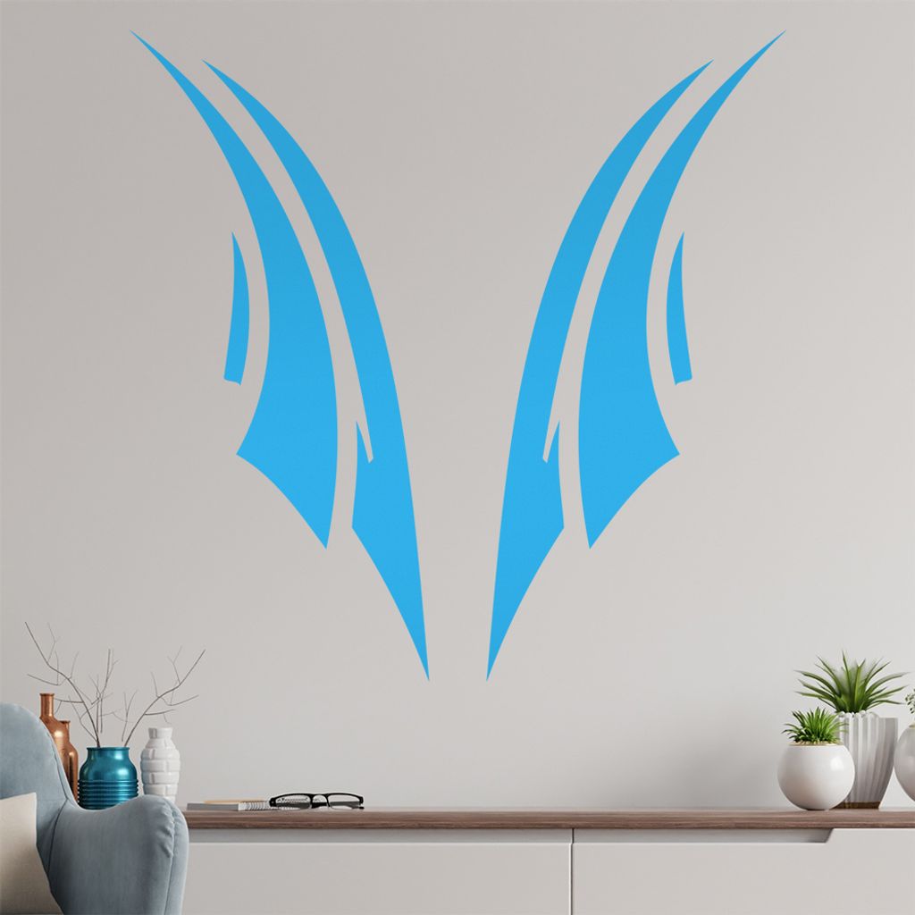 Tribal Dark Wandtattoo in 6 Größen - Wandaufkleber Wall Sticker - Dekoration, Küche, Wohnzimmer, Schlafzimmer, Badezimmer