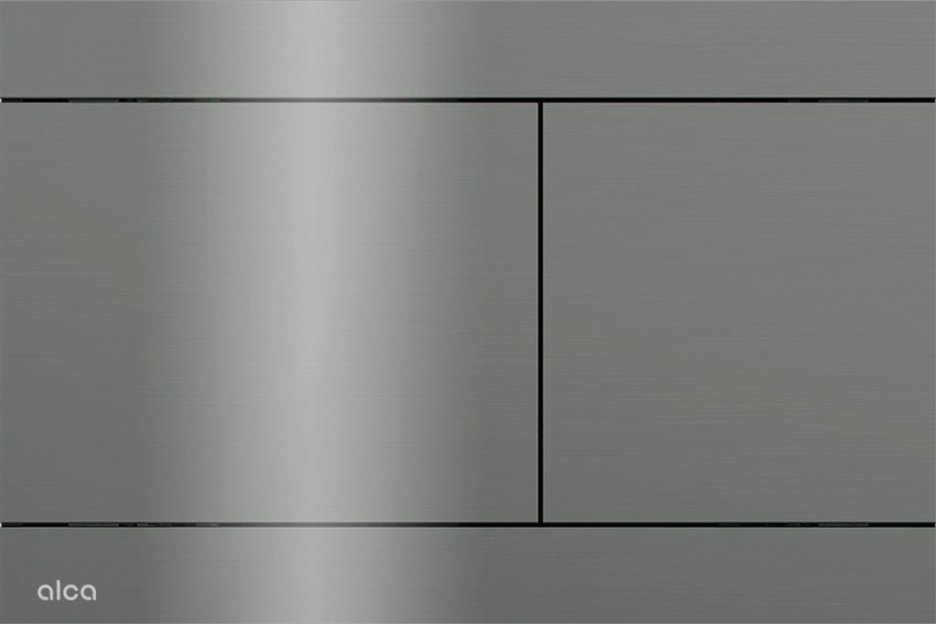 Alcadrain WC - Betätigungsplatte FUN-GM-P Gun Metal Glanz Edelstahl