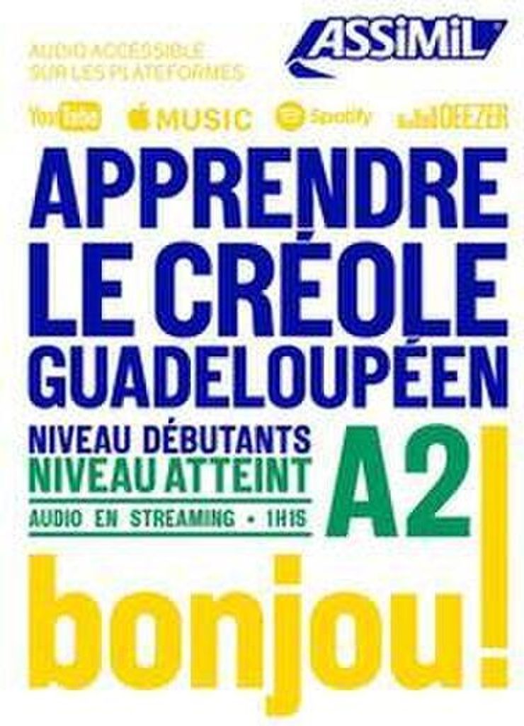Lerne Le Creole Gradeloupeen Niveau A2