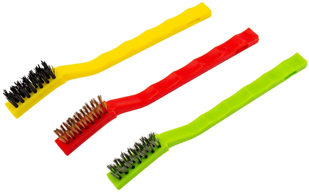Radon Set de brosses 3 pièces : poils haute densité et manches renforcés