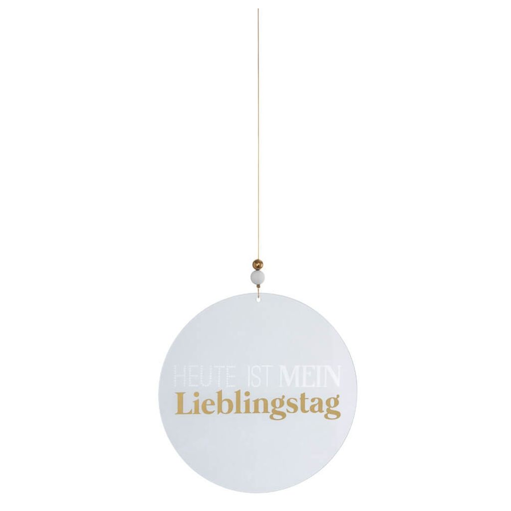 Glaspoesie "Heute ist mein Lieblingstag" Produktbild 