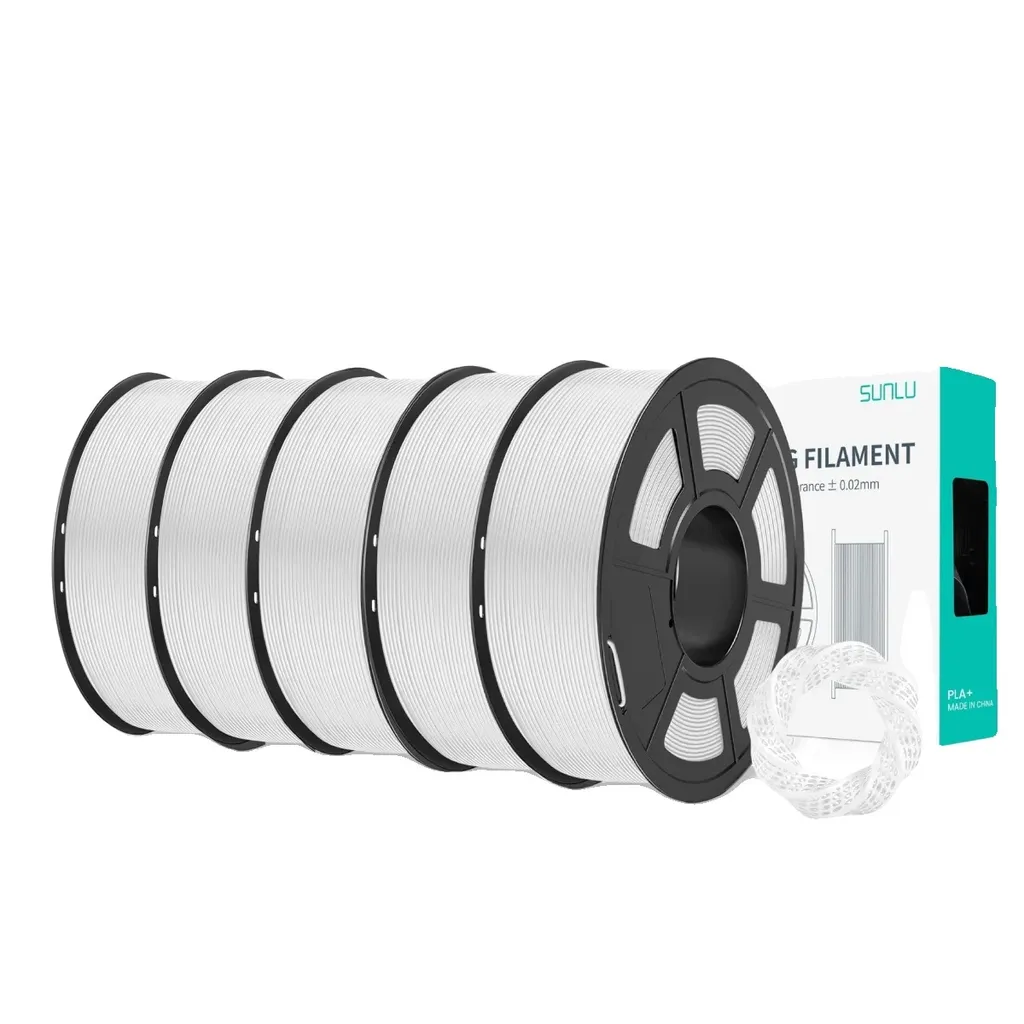PLA Opaco Bianco 1.75mm: Libera la tua Creatività in 3D (Set 5)