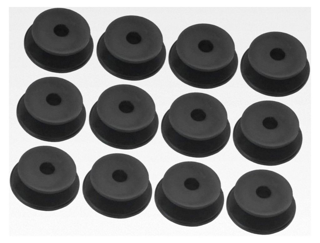 12 Stück Rundknopf Ø 24/30 mm für 6-8 mm Seil Expanderseil
