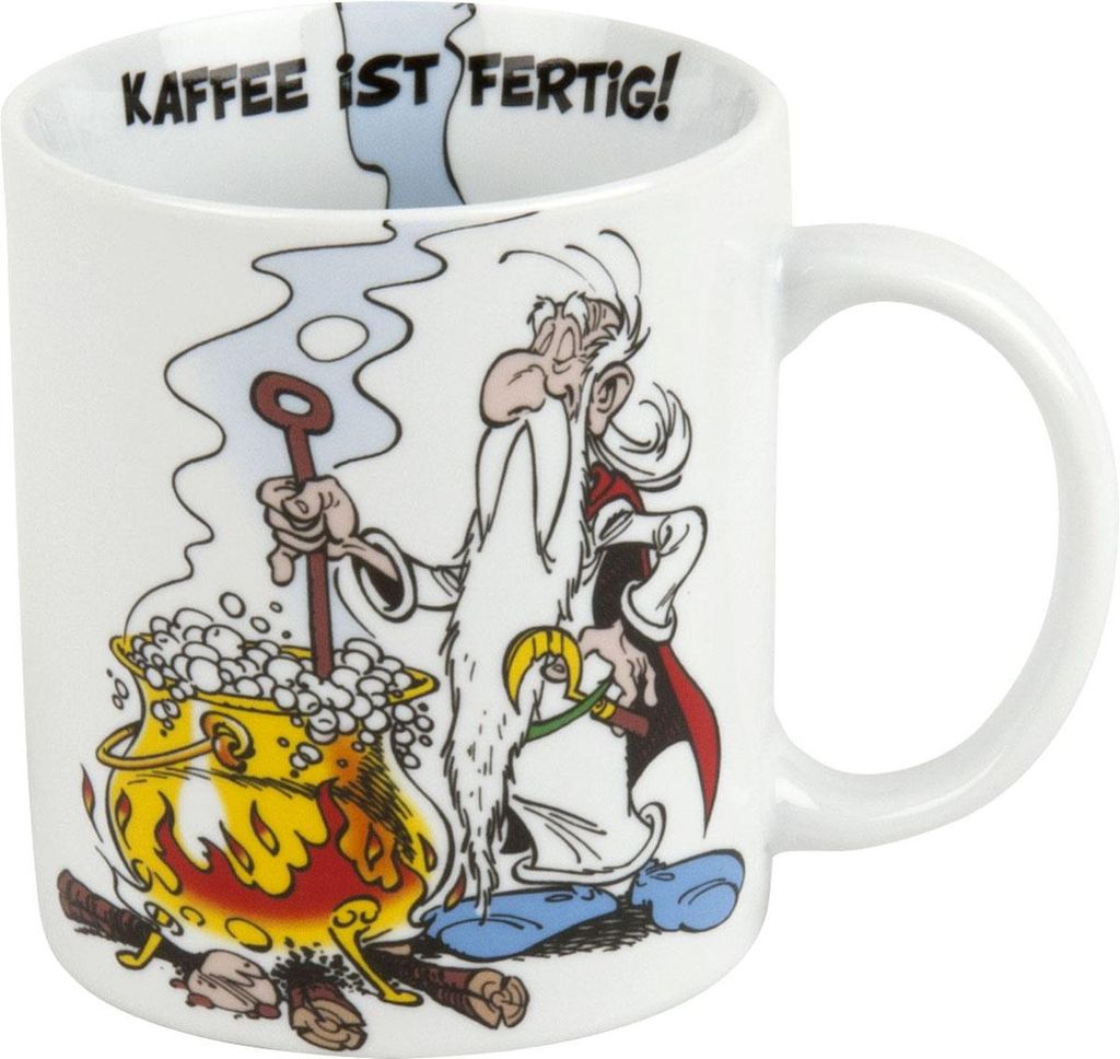 Tazza da caffè "Il caffè di Asterix è pronto" Immagine del prodotto 