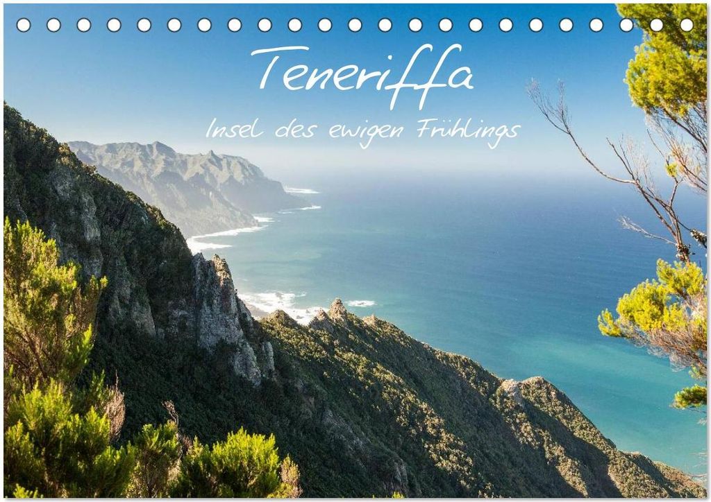 Teneriffa - Insel des ewigen Frühlings (Tischkalender 2026 DIN A5 quer), CALVENDO Monatskalender