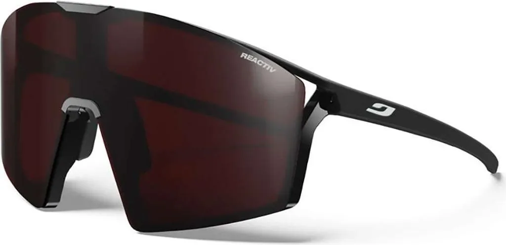 Lunettes de soleil pour cyclisme et trail Julbo Edge Cover noires