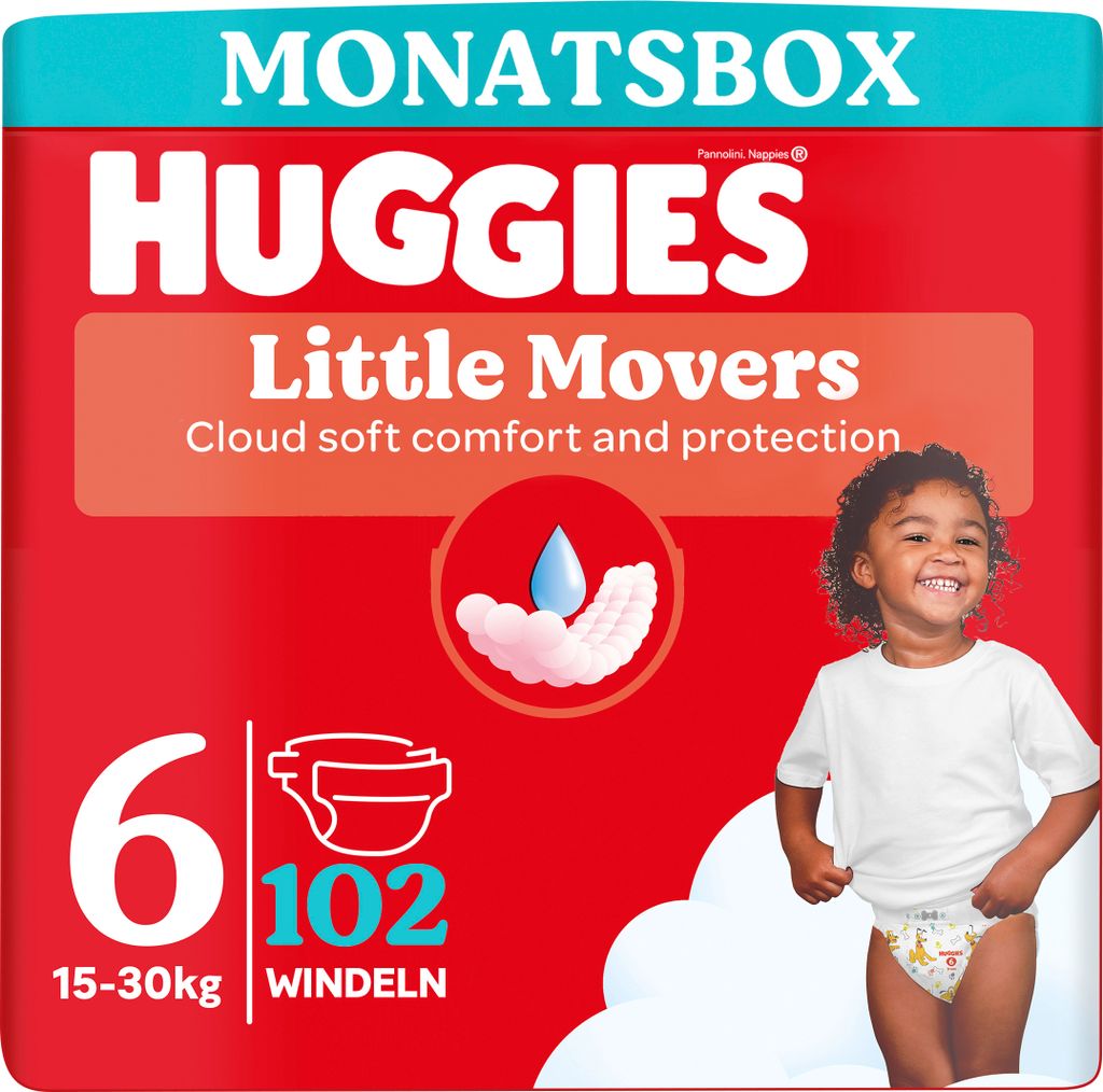Huggies detské plienky Little Movers Disney veľkosť 6 Obrázok produktu 