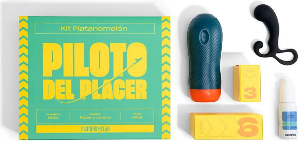 Set Regalo Erotico Pilota di Piacere Caso 7 Pz - Platanomelón Online