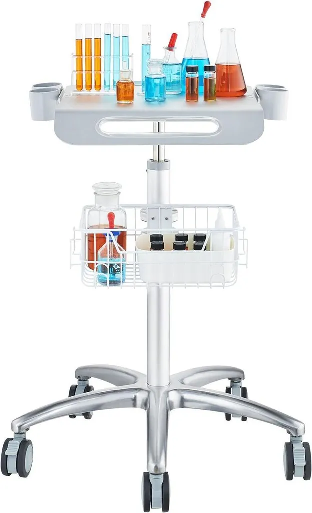 Chariot Médical de Soin Mobile : Finis les Mal de Dos et l'Encombrement