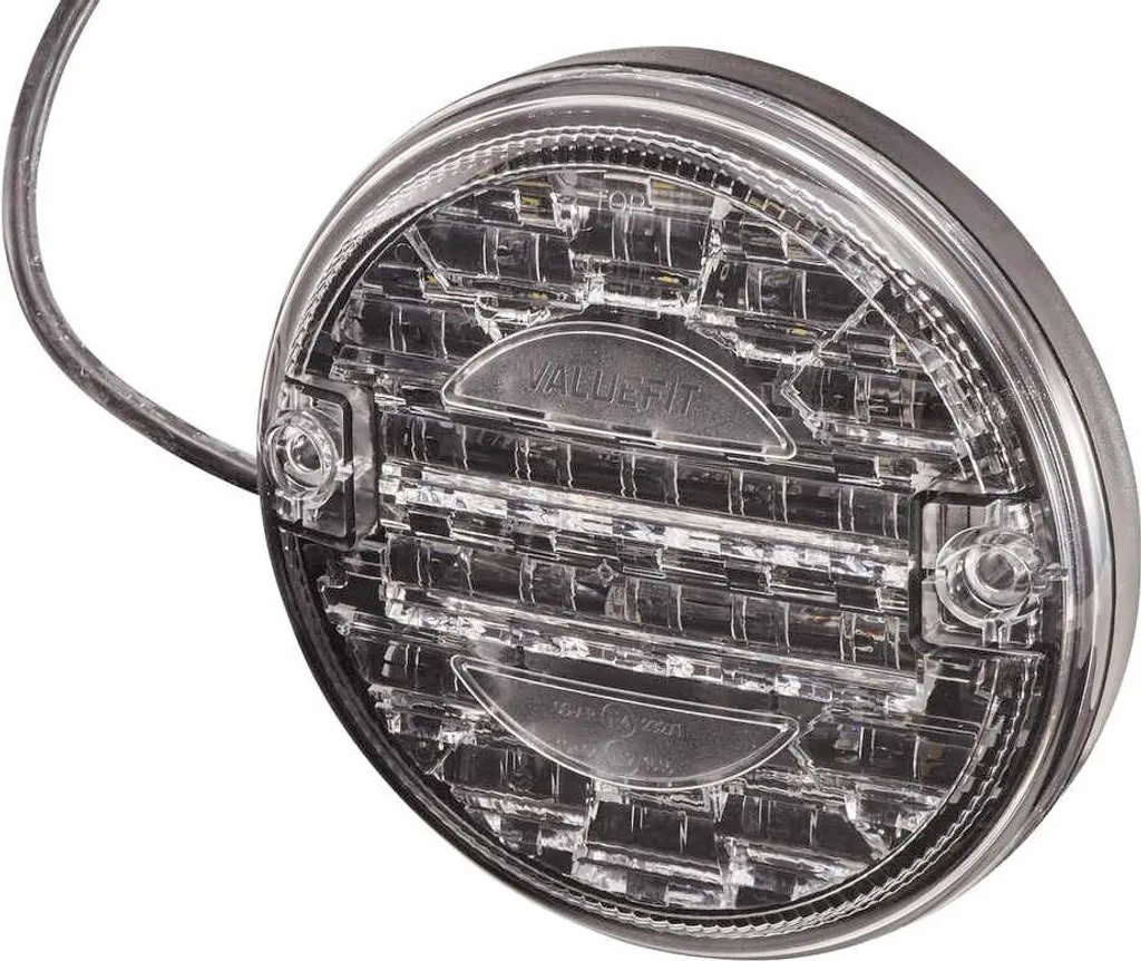 Luce posteriore di retromarcia 12 V LED HELLA applicabile universalmente a diversi veicoli.