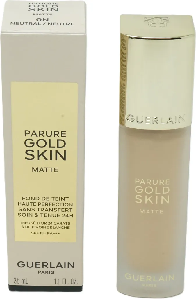 Guerlain Parure Gold Skin Matte 0N : Fond de Teint Anti-Brillance SPF15