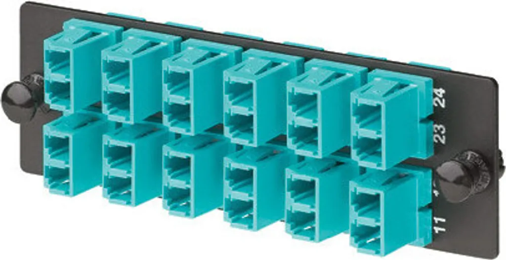 Connecteur fibre optique LC 12 ports Panduit FAP12WAQDLCZ ultra fiable