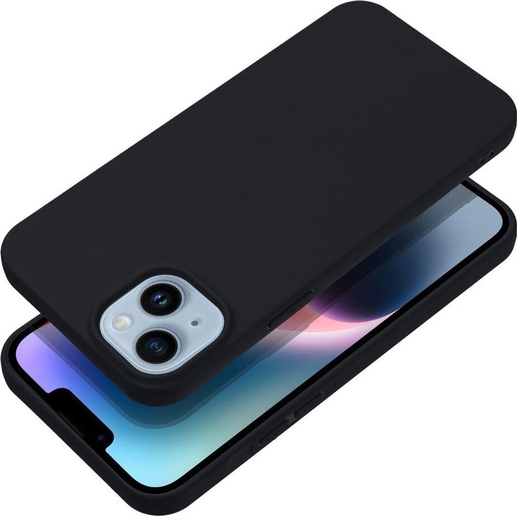 Silikon Hülle kompatibel mit SAMSUNG GALAXY S25 Case TPU Soft Schwarz-Matt