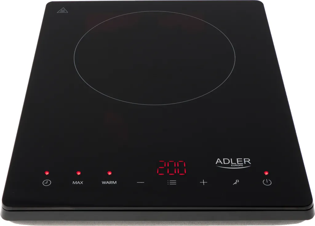 Plaque de cuisson induction Adler AD 6513 Noire avec Écran LCD 2000W