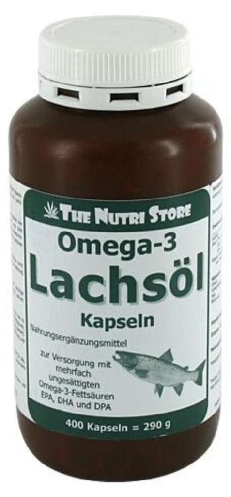 The Nutri Store Omega-3 Lachsöl 500 mg Kapseln, 400 St. Kapseln