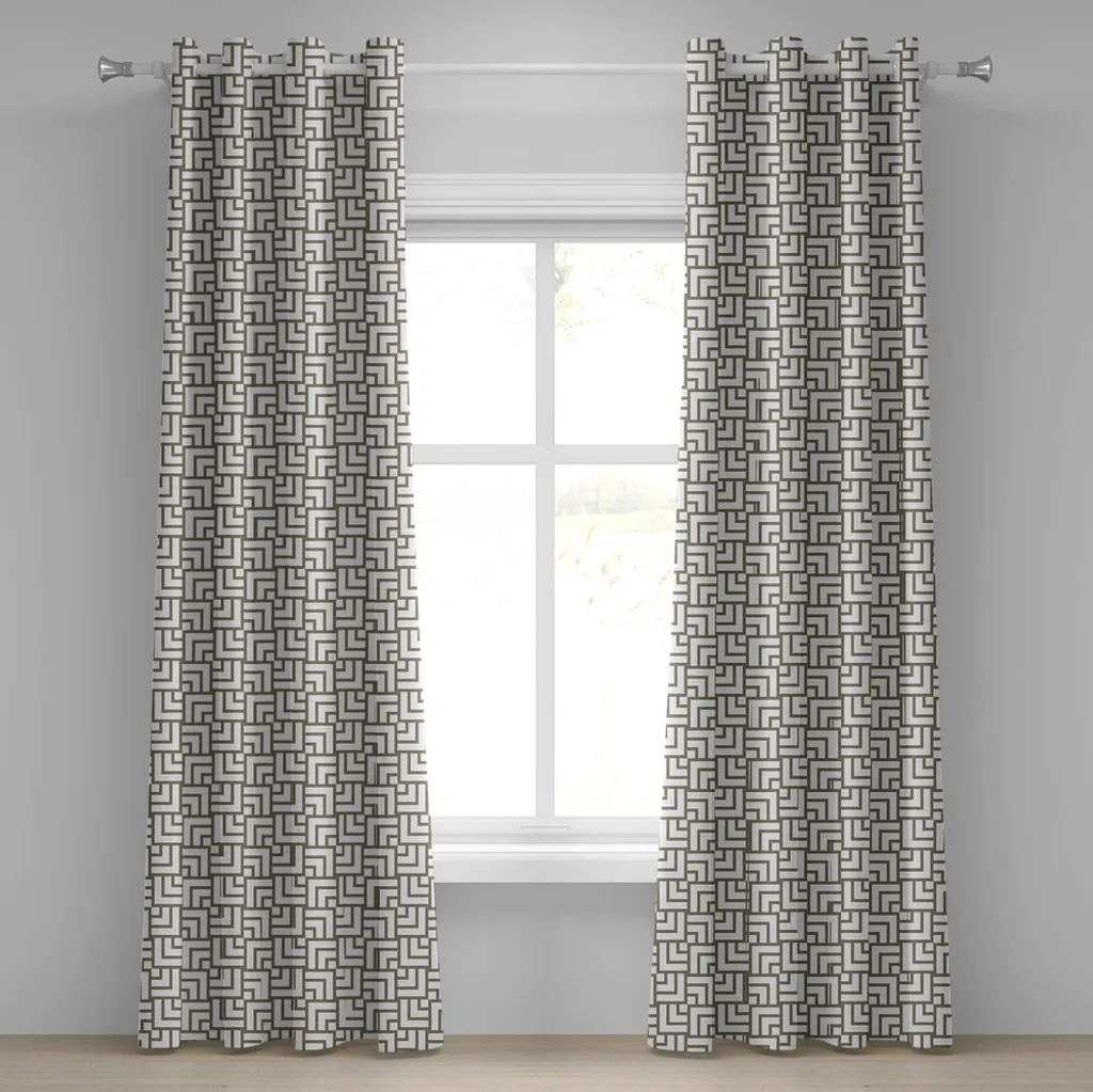 Tende Decorative 2 Pannelli 280x245cm | Stile Minimal Labirinto