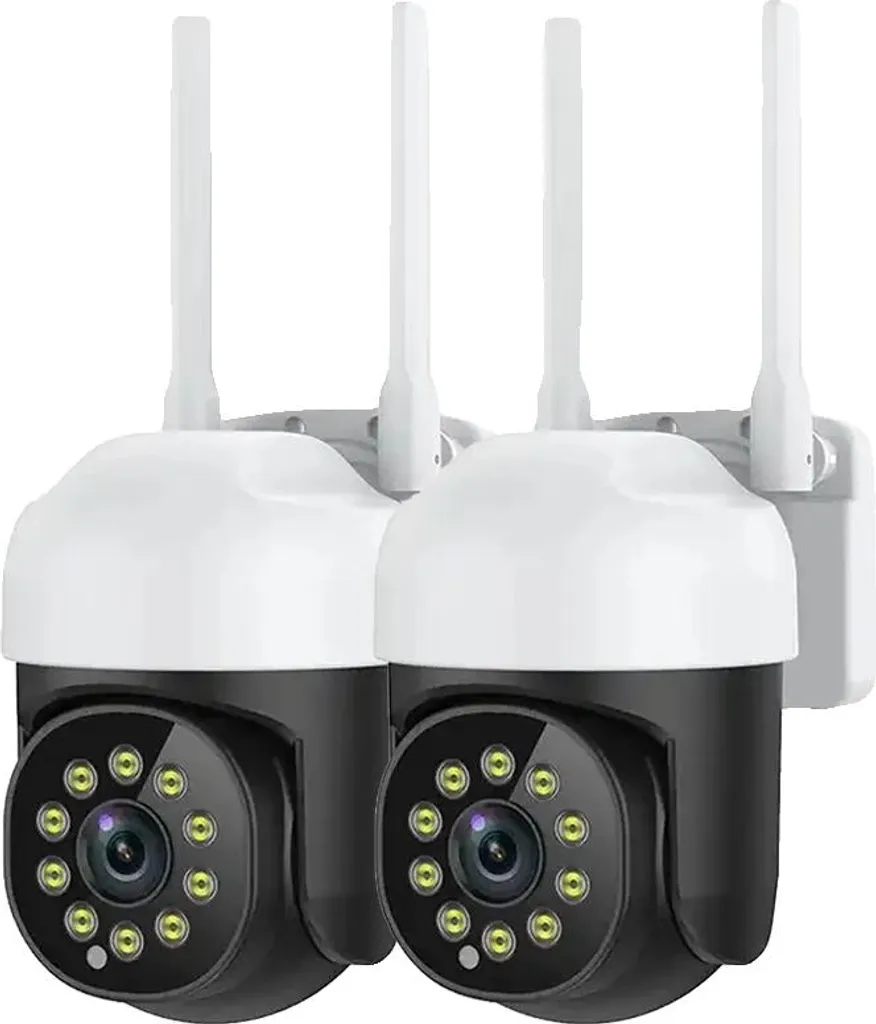 Caméra IP Intérieure 5MP pour Surveillance Maison WIFI Lot de Deux