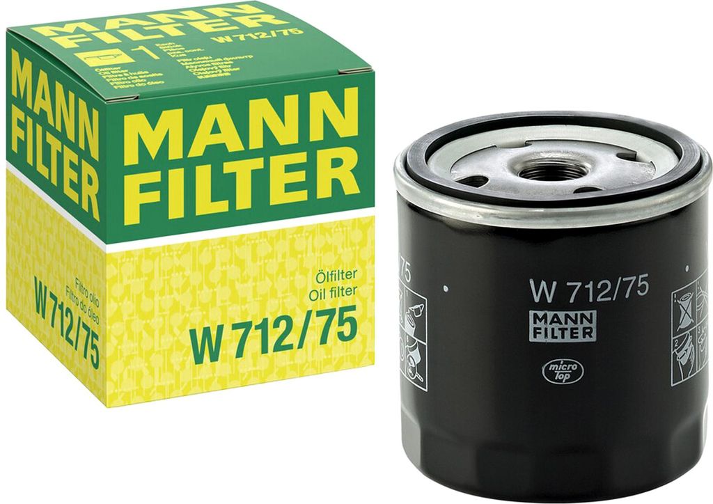 Ölfilter MANN-FILTER W 712/75 Anschraubfilter für OPEL Produktbild 