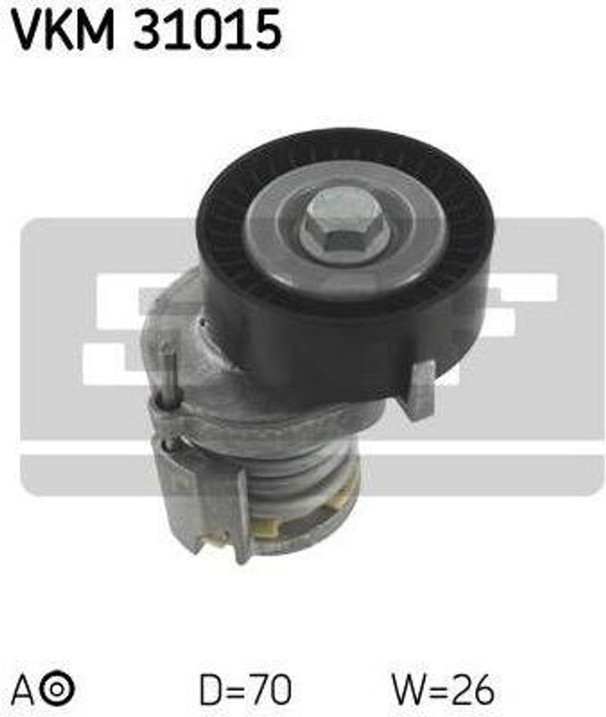 SKF Spannrolle für Keilrippenriemen für Audi A2 Seat Ibiza Skoda Fabia VW Polo Lupo