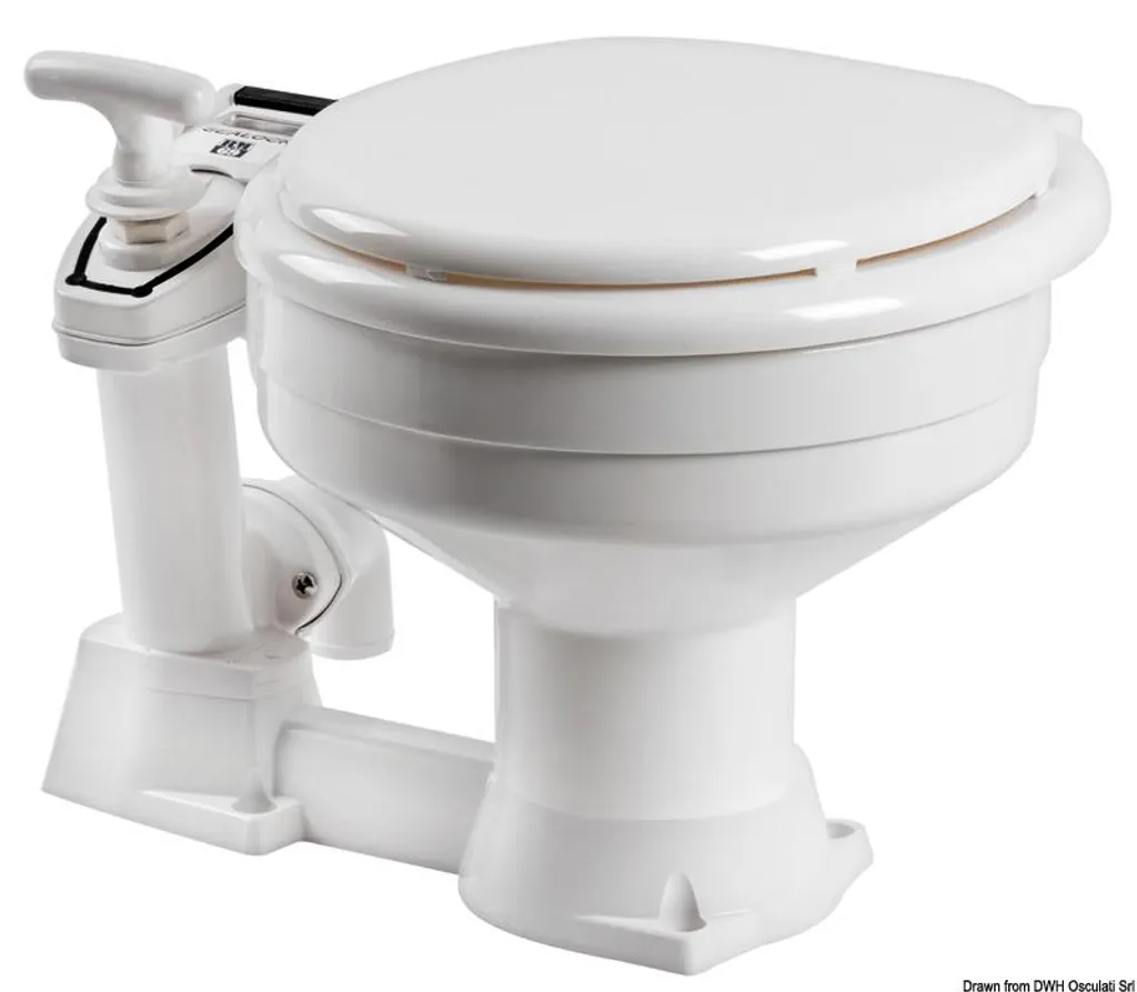 WC marin manuel compact RM69 Osculati 50.207.48 équipement nautique
