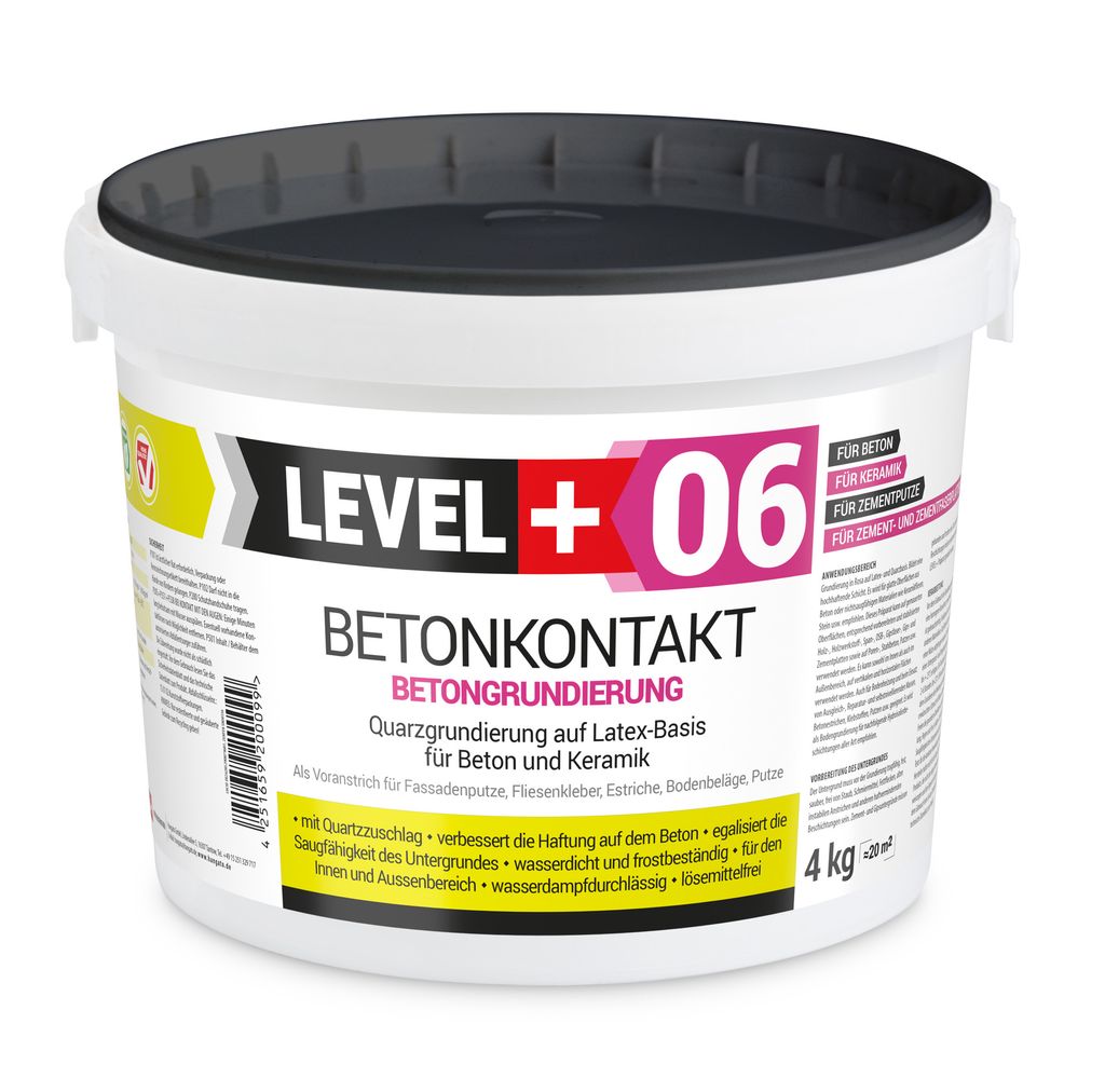 Haftgrund 4kg Betonkontakt Schnell Trocknend Putzgrund Produktbild 