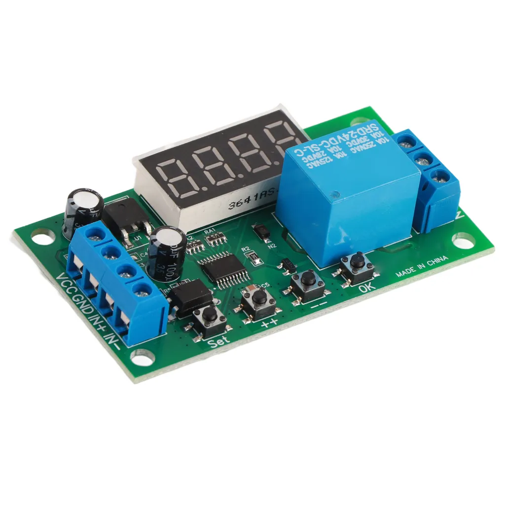 Scheda relè del contatore di impulsi multifunzionale, modulo relè del contatore di impulsi multifunzionale, modulo relè del contatore di impulsi singolo, modulo relè con optoaccoppiatore, scheda relè del contatore di impulsi, modulo relè del contatore di impulsi - 7