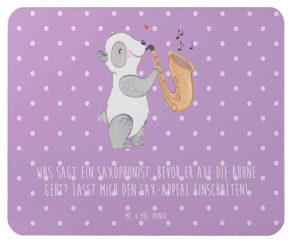Mr. & Mrs. Panda Mouse Pad Magischer Saxophon-Charme - Produktbild 