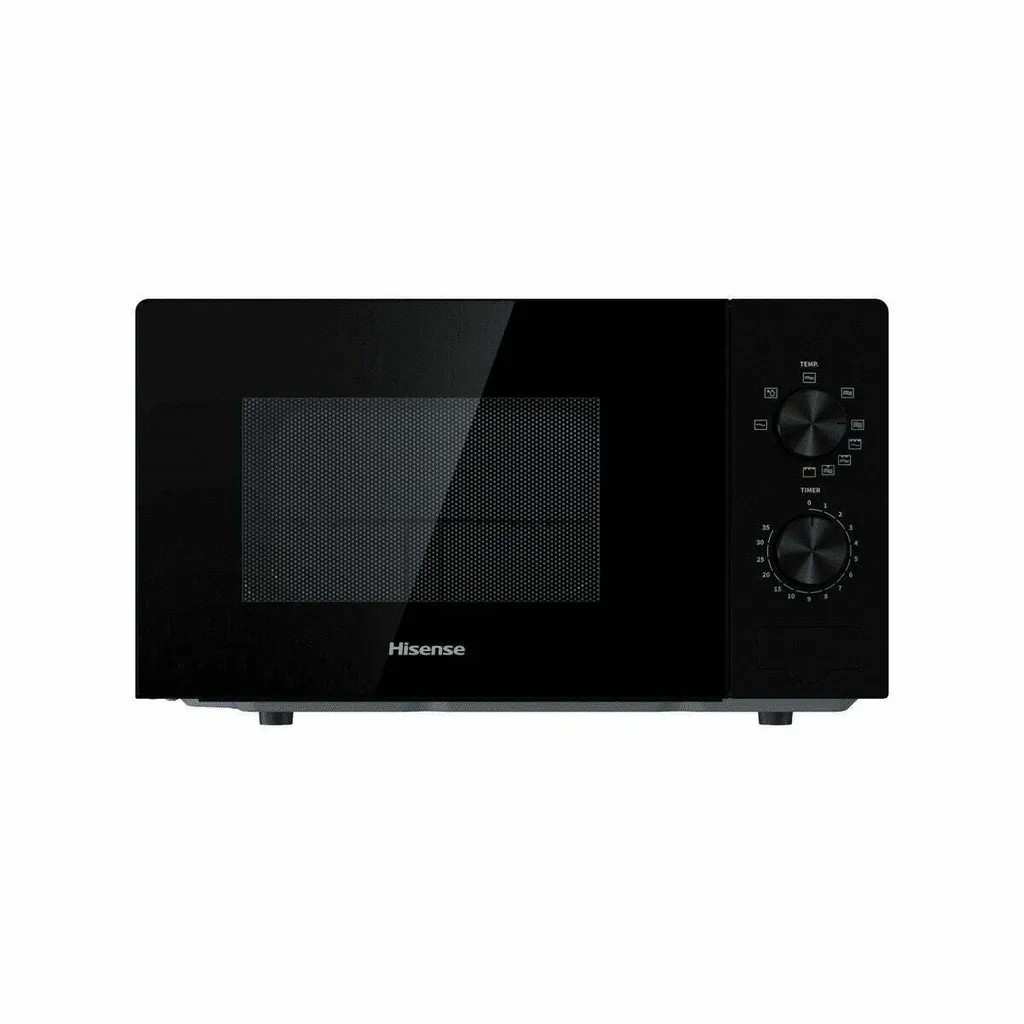 Four à micro-ondes Hisense 700W avec grill puissant et finition noire 20L