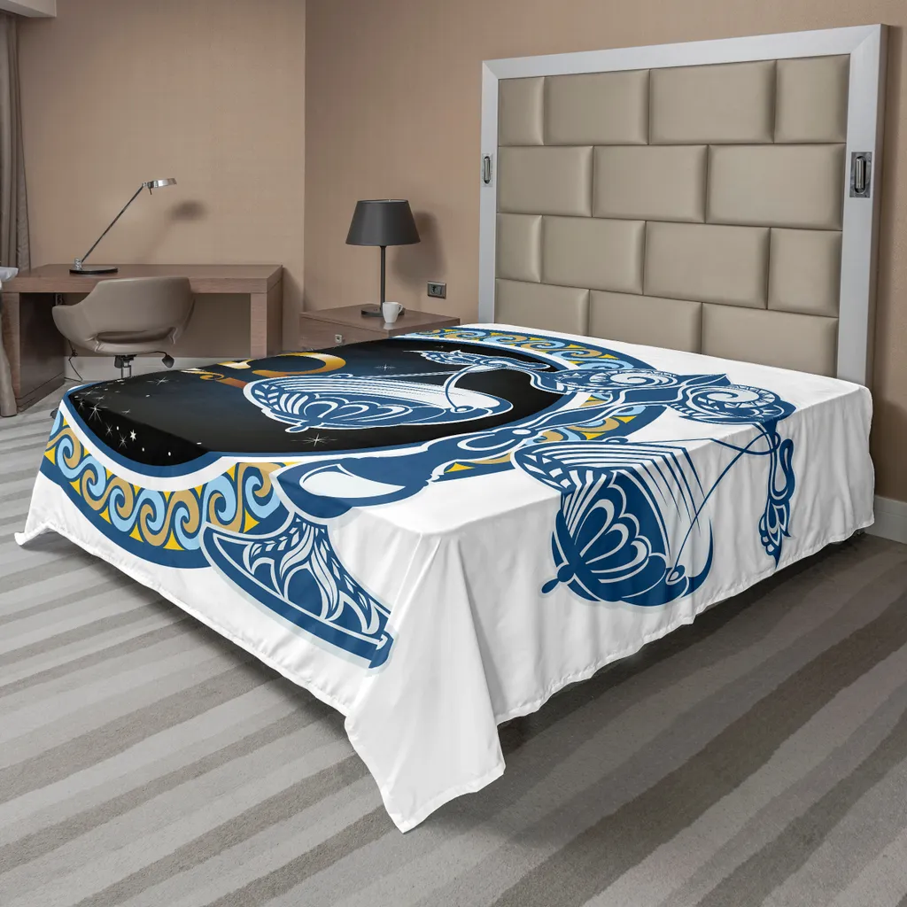 Lenzuolo Piano Zodiaco ABAKUHAUS 260x228 cm - Microfibra Premium