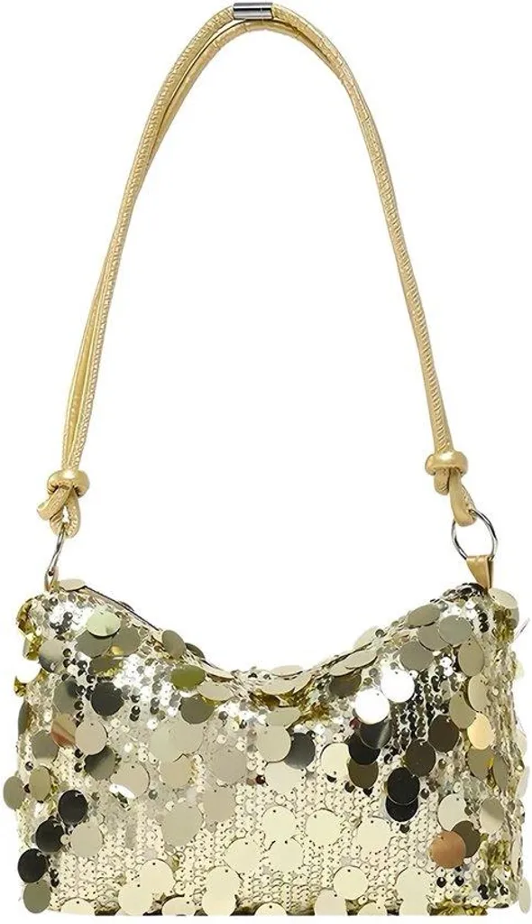 Sac de soirée type pochette brillante pour femme idéale pour cérémonie