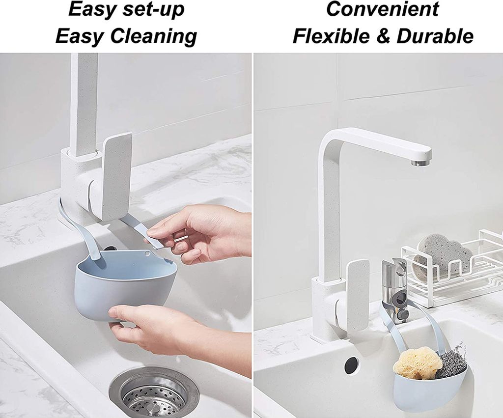 Spüle Schwammhalter Hängende Spüle Caddy Schwammhalter Küche Spüle Korb für Schwämme