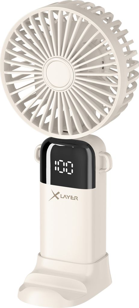 Cichy przenośny wentylator XLayer, 5 poziomów prędkości, Zdjęcie produktu 